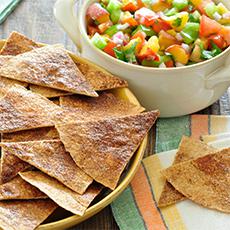 Baked Cinnamon Tortilla Chips