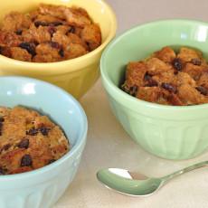 Bread Pudding in the Microwave