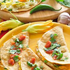 Squash Blossom Quesadilla